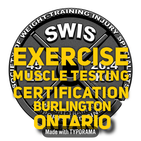 Vol.211 - Exercise Muscle Testing Seminar - Upper and Lower Body Certification - March 16-17, 2019 - Burlington, Ontario