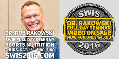 A SWIS 2016 Dr. Rob Rakowski Sports Nutrition Pre Conference Video
