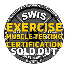 Vol.211 - Exercise Muscle Testing Seminar - Upper and Lower Body Certification - April 14-15, 2018 - Toronto, Ontario