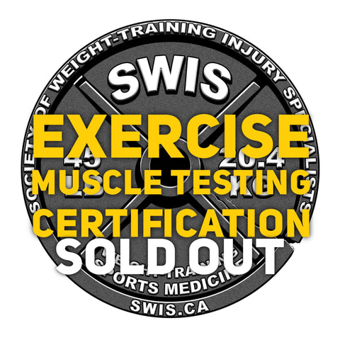 Vol.206 - Exercise Muscle Testing Seminar - Upper and Lower Body Certification - April 22-23, 2017